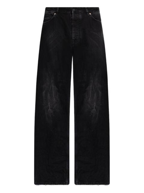 BALENCIAGA washed buttoned jeans
