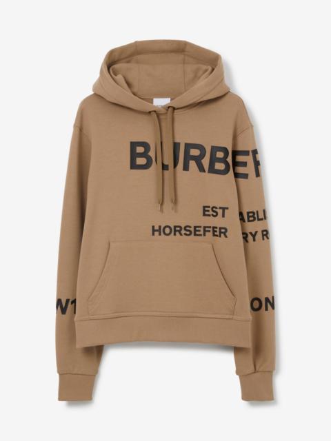Burberry Horseferry Print Cotton Oversized Hoodie