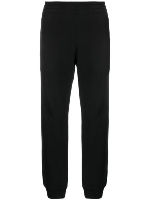 Moschino logo-patch elasticated track pants