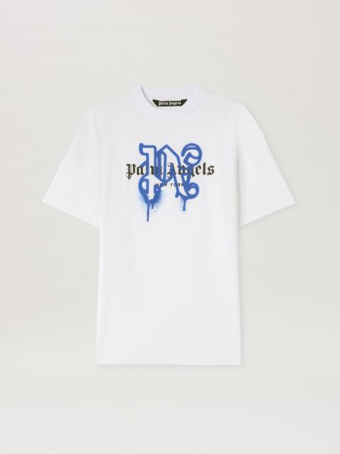 Palm Angels Monogram Spray City T-Shirt New York