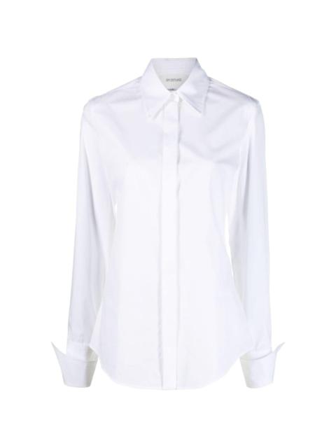 long-sleeved cotton shirt