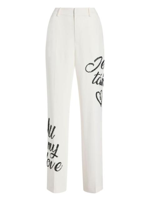 Cinq à Sept loveletter collins trousers