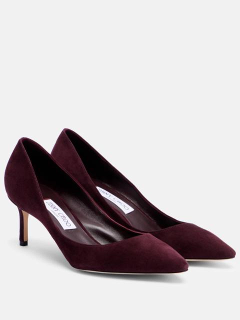 JIMMY CHOO Romy 60 suede pumps