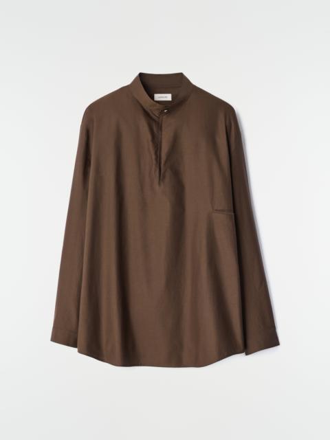 Lemaire SAILOR TOP IN WASHED COTTON AND SILK BLEND