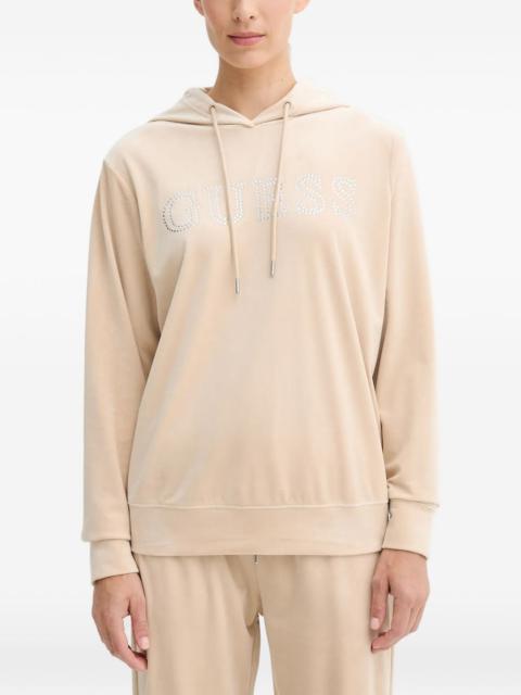 GUESS USA logo-embellished hoodie