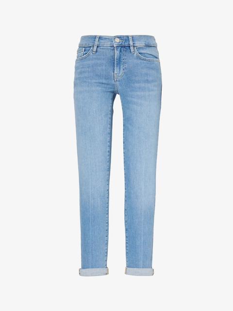 Le Garcon skinny-leg mid-rise organic denim-blend jeans