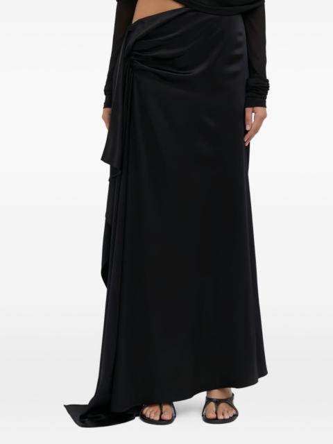 CHRISTOPHER ESBER draped-ruffle long skirt