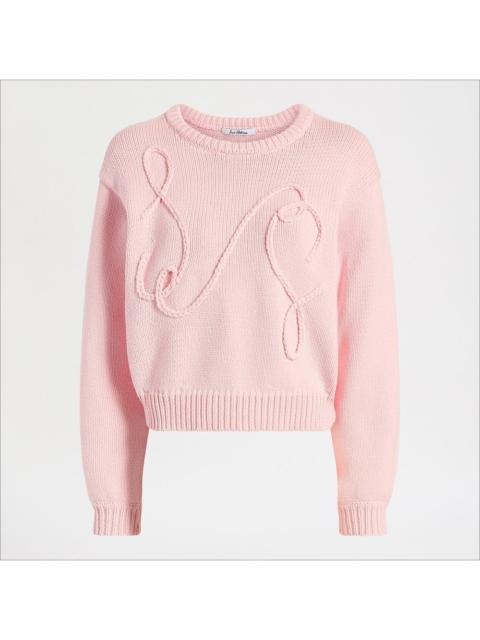 Sam Edelman Logo Crew Neck Sweater