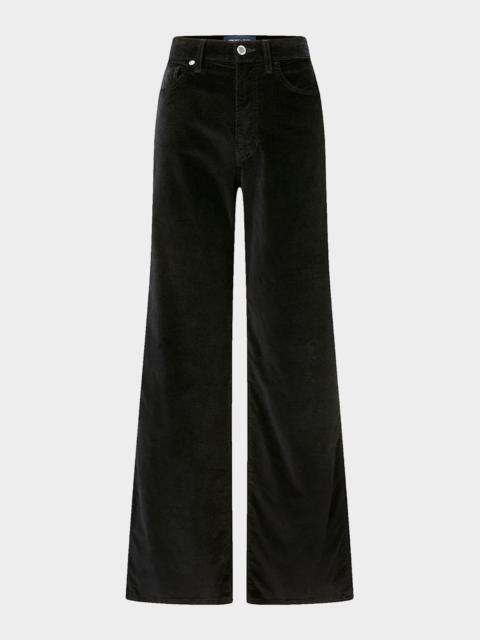 VERONICA BEARD Taylor High-Rise Wide-Leg Pants
