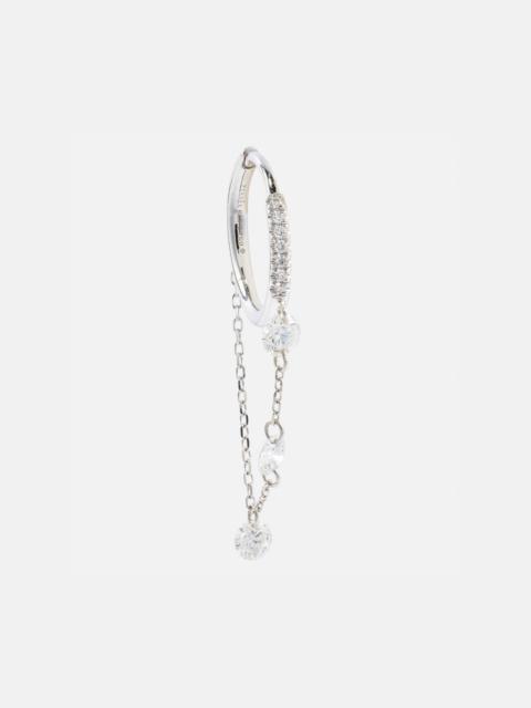 PERSÉE 18kt gold single earring with diamonds