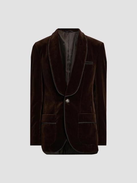 Dolce & Gabbana Men's Smoking Velvet Jacket - Ebano