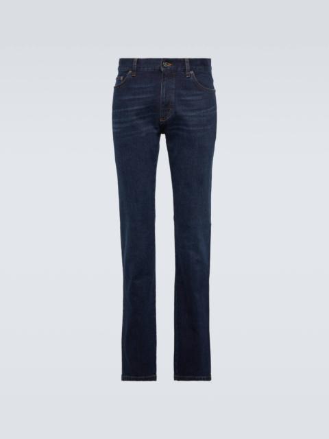 Roccia low-rise slim jeans