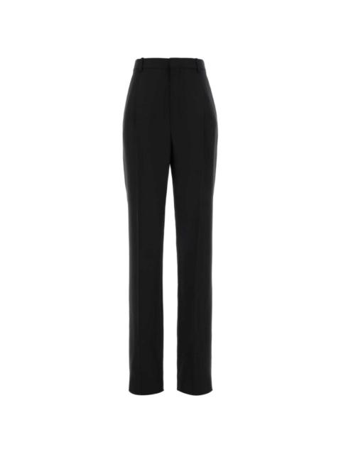 SAINT LAURENT pressed-crease wool trousers