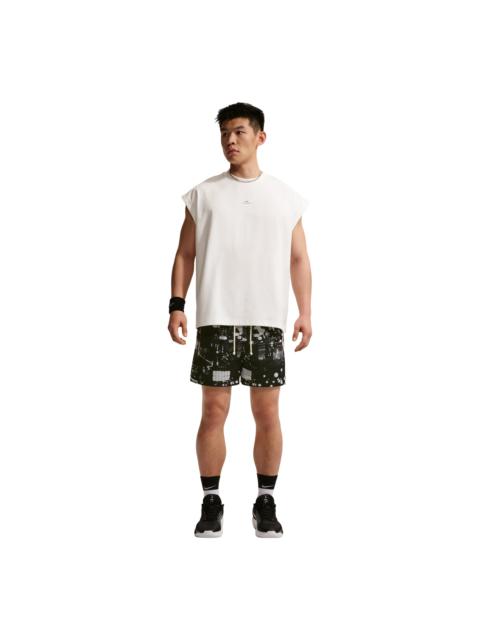 Nike Nike Standard Issue Dri-FIT 13cm Shorts 'White Black Pale Ivory' IF2574-100