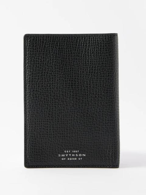 Ludlow grained-leather passport cover