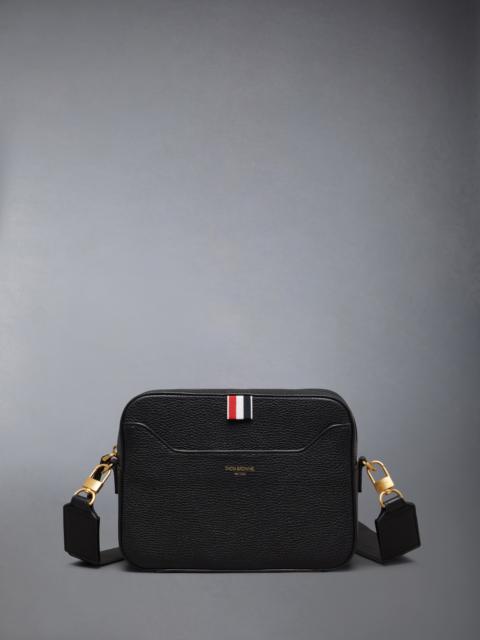 Thom Browne SOFT PEBBLE GRAIN 4-BAR SMALL CAMERA BAG