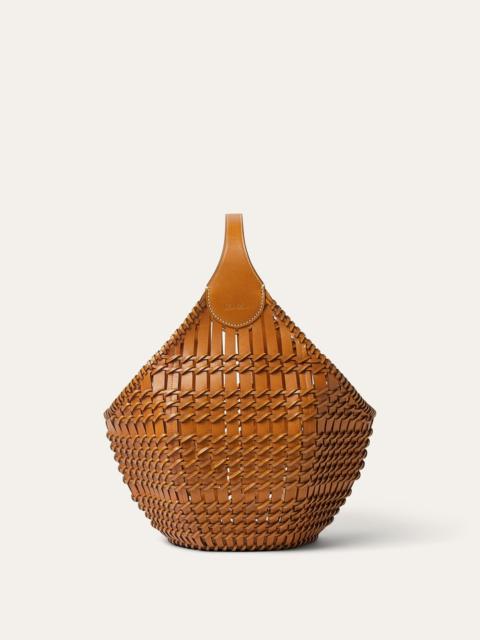 Loro Piana Lotus Flower Basket bag