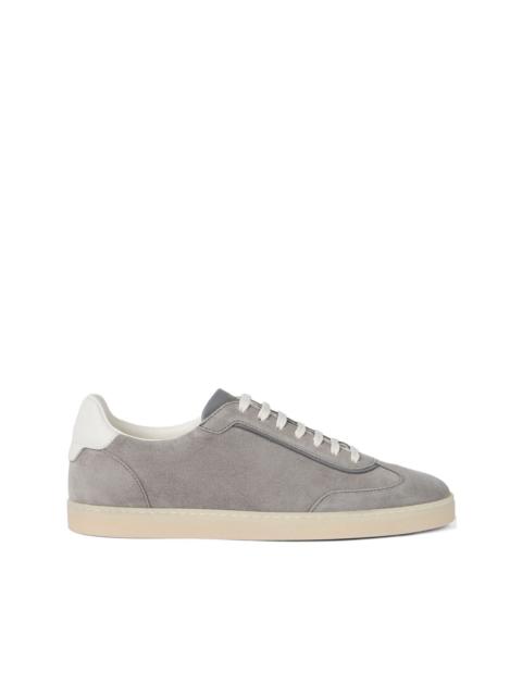 Brunello Cucinelli lace-up suede sneakers