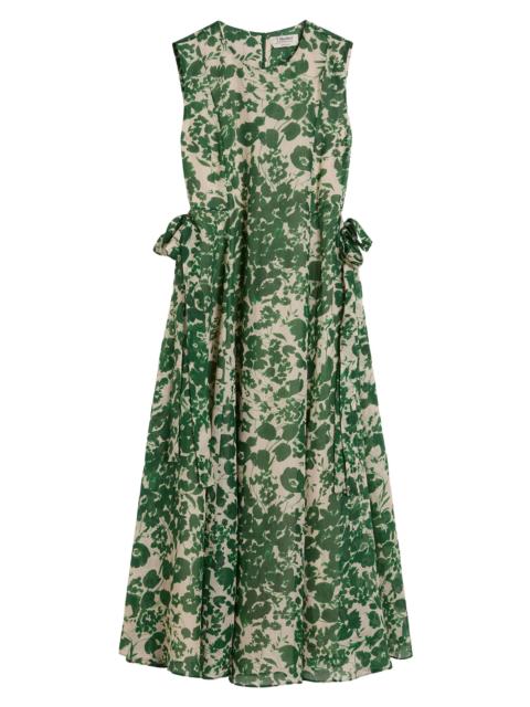 Max Mara Women's Printed Ramie Canvas Dress - Green