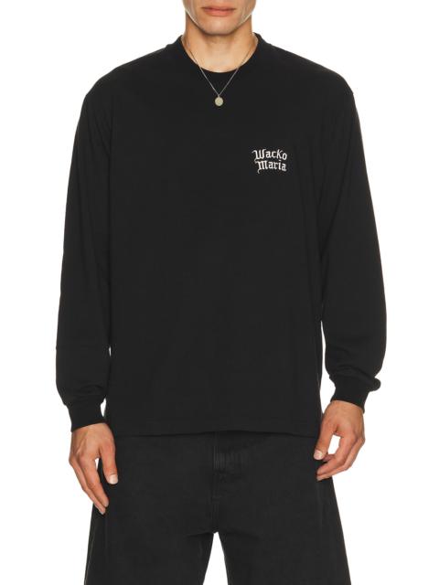 WACKO MARIA Washed Heavy Weight Crew Neck Long Sleeve T-shirt Type 4