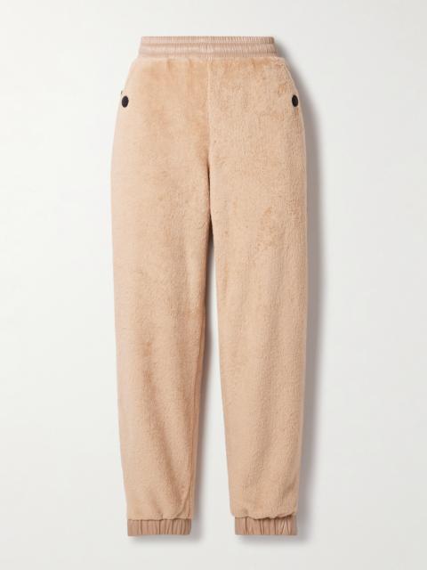 Moncler Grenoble Nylon Laqué-trimmed Polartec Fleece Tapered Track Pants