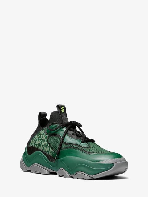 MICHAEL KORS Atlas Mixed-Media Trainer