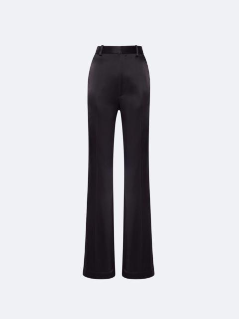 LAPOINTE Satin High Waisted Flared Pant