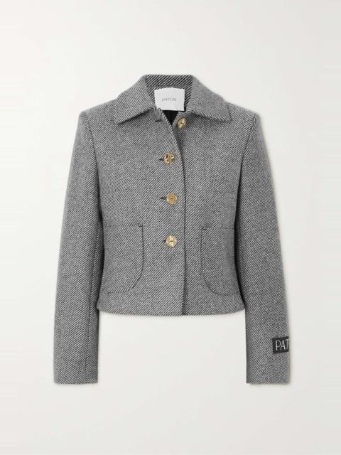 PATOU Striped wool jacket