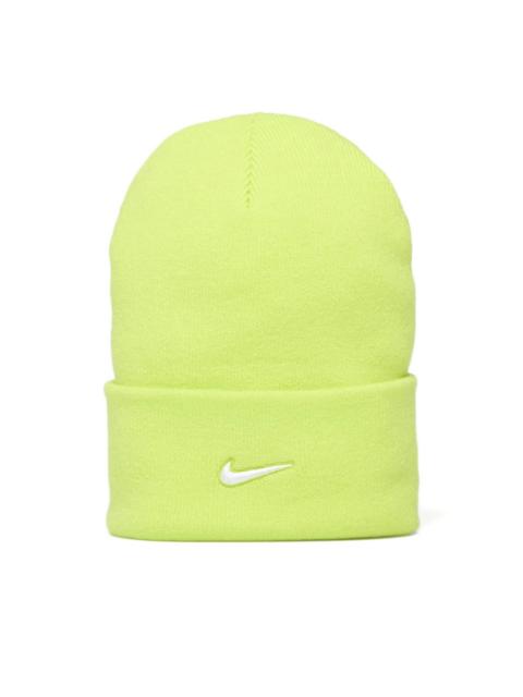Nike Peak swoosh-logo beanie hat