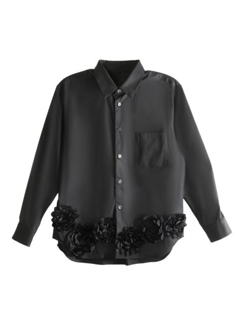 TAO Comme Des Garçons rose-embellished cotton shirt