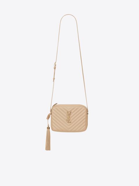 SAINT LAURENT lou camera bag in quilted leather