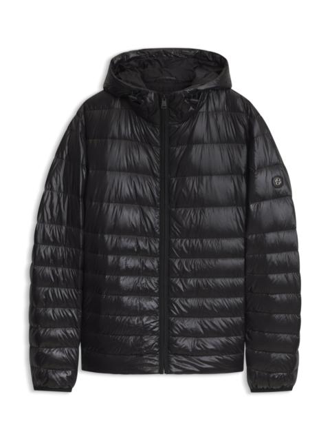 BOSS HOODED DOWN JACKET IN WATER-REPELLENT FABRIC