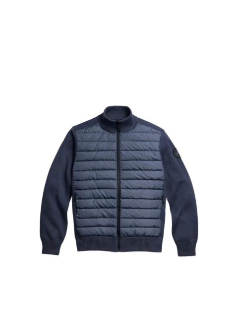 Canada Goose HYBRIDGE PANEL-KNIT WOOL PADDED JACKET