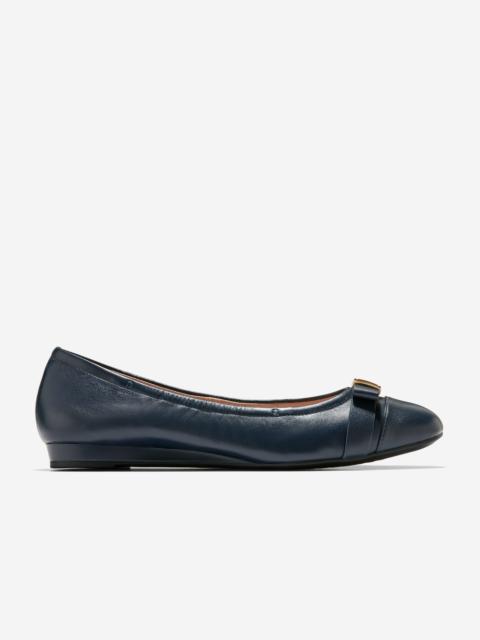 COLE HAAN Women's Go-To Tova Bow Ballet Flats