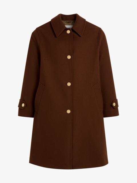 Mackintosh BANTON BROWN WOOL 3/4 COAT