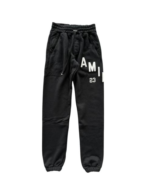 AMIRI Hockey Logo Sweatpants "Black & White" AW23MJP003 001