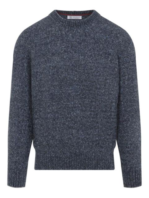 Brunello Cucinelli speckled crew-neck sweater