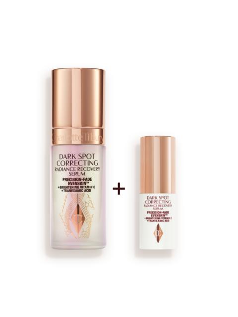 Charlotte Tilbury DARK SPOT CORRECTING RADIANCE RECOVERY SERUM FULL-SIZE + TRAVEL-SIZE DUO 30ML + FREE 10ML