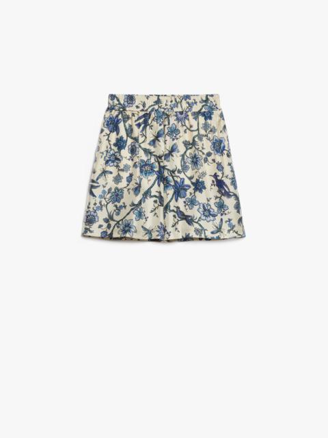 WEEKEND Max Mara TRACIA Printed twill Bermuda shorts