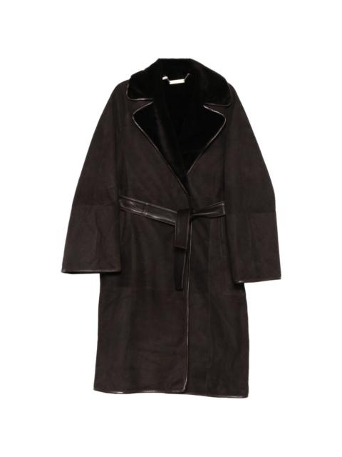 NOUR HAMMOUR Lourdes double-breasted coat