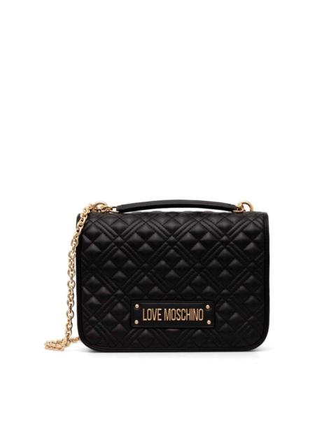 Moschino logo-lettering crossbody bag