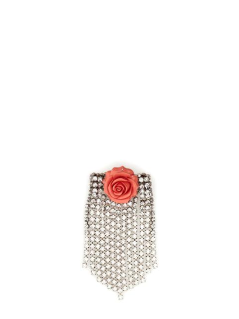 Alessandra Rich Rose crystal bracelet