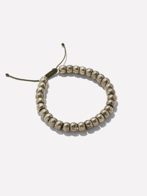 KENDRA SCOTT Cade Oxidized Sterling Silver Beaded Bracelet in Pyrite