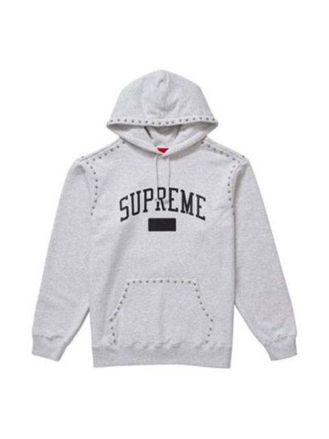 Supreme Studded Hooded Sweatshirt (FW18) 'Ash Grey' SUP-FW18-590