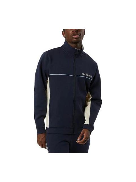 New Balance New Balance Men's New Balance x Rich Paul Crossover Stand Collar Long Sleeves Solid Color logo Jacke