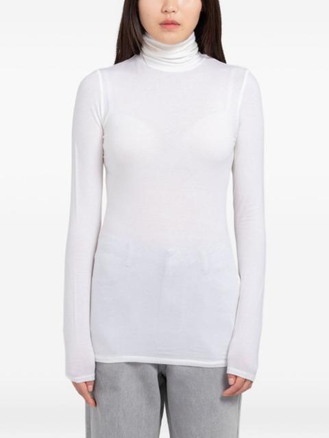 AMOMENTO roll-neck long-sleeve T-shirt