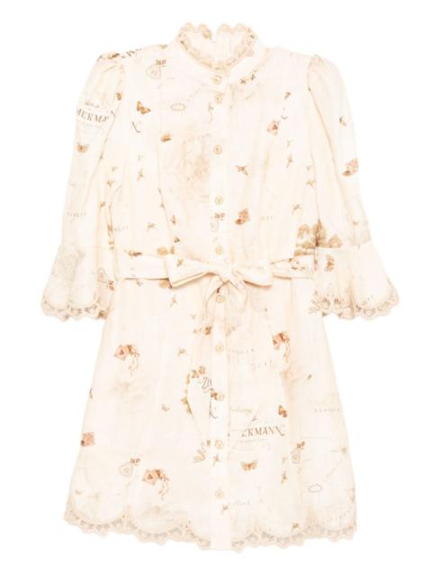Zimmermann belted mini dress