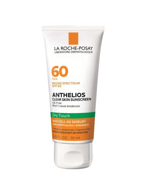 LA ROCHE-POSAY La Roche-Posay Anthelios 60 Clear Skin Dry Touch Sunscreen SPF 60 (Various Sizes)