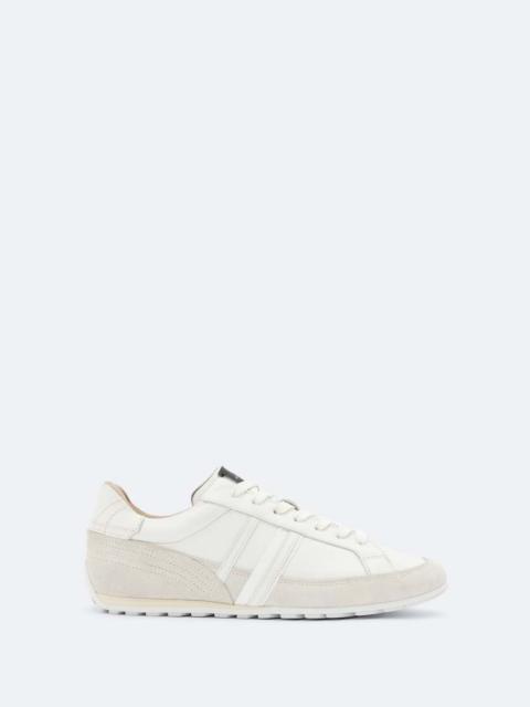 ALLSAINTS LIAM LEATHER AND SUEDE LOW-TOP SNEAKERS