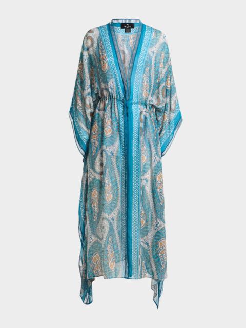 Etro Paisley Kimono Coverup